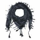 Kufiya - Stars grey-dark grey - black - Shemagh - Arafat scarf