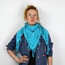 Kufiya - turquoise - turquoise - Shemagh - Arafat scarf