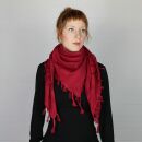 Kufiya - red-burgundy - red-burgundy - Shemagh - Arafat scarf