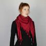 Kufiya - red-burgundy - red-burgundy - Shemagh - Arafat scarf