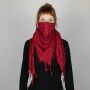 Kufiya - red-burgundy - red-burgundy - Shemagh - Arafat scarf