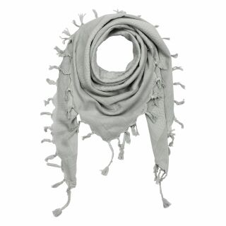 Kufiya - grey-light grey - grey-light grey - Shemagh - Arafat scarf