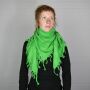 Kufiya - green-luminous green - green-luminous green - Shemagh - Arafat scarf