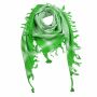 Kufiya - green-luminous green - white - Shemagh - Arafat scarf