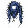 Kufiya - black - blue - Shemagh - Arafat scarf