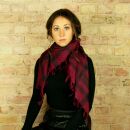 Kufiya - red-bordeaux - black - Shemagh - Arafat scarf