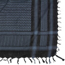 Kufiya - black - grey-blue dark - Shemagh - Arafat scarf