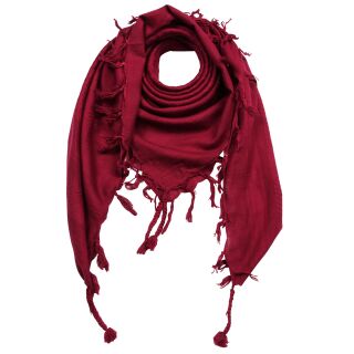 Kufiya - red-bordeaux - red-bordeaux - Shemagh - Arafat scarf