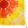 Palituch - bunt-batik-tiedye 01 - Red sun - Kufiya PLO Tuch