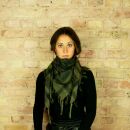 Kufiya - green-olive green - black - Shemagh - Arafat scarf