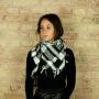 Kufiya - camouflage pixels - black - white - Shemagh - Arafat scarf