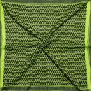 Palituch - grün-neongrün - schwarz - Kufiya PLO Tuch