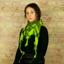 Palituch - grün-neongrün - schwarz - Kufiya PLO Tuch