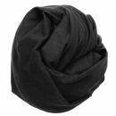 Baumwolltuch fein & dicht gewebt - schwarz - quadratisches Tuch