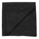 Baumwolltuch fein & dicht gewebt - schwarz - quadratisches Tuch