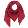 Cotton scarf fine & tightly woven - bordeaux - squared kerchief