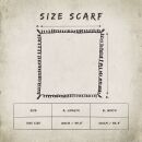 Palituch - Totenköpfe mit Säbel burgund - schwarz - Kufiya PLO Tuch