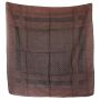 Cotton Scarf - Kufiya pattern 3 brown - black - squared kerchief