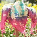 Palituch - bunt-batik-tiedye 02 - Unicorn Sun - Kufiya PLO Tuch