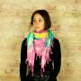 Kufiya - colourful-batik-tiedye 02 - Unicorn Sun - Shemagh - Arafat scarf