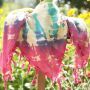 Palituch - bunt-batik-tiedye 02 - Unicorn Sun - Kufiya PLO Tuch