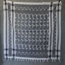 Kufiya - Martial Arts white-black - Shemagh - Arafat scarf