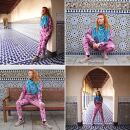 Shangri Love - Cloth Elements - Water - Tiedye Shemagh - Arafat scarf