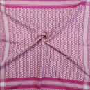 Kufiya - pink - white - Shemagh - Arafat scarf