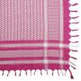 Kufiya - pink - white - Shemagh - Arafat scarf