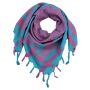 Kufiya - turquoise - pink - Shemagh - Arafat scarf