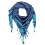 Kufiya - turquoise - purple - Shemagh - Arafat scarf