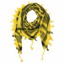 Kufiya - Skulls small yellow - black - Shemagh - Arafat scarf