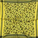 Kufiya - Skulls small yellow - black - Shemagh - Arafat scarf