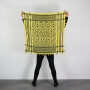 Kufiya - Skulls small yellow - black - Shemagh - Arafat scarf