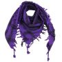 Palituch - lila-dunkellila - schwarz - Kufiya PLO Tuch