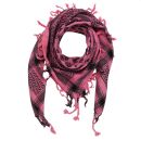 Palituch - Totenköpfe klein rosa - schwarz - Kufiya...