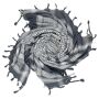 Kufiya grey-blue dark white Shemagh Arafat scarf