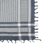 Kufiya grey-blue dark white Shemagh Arafat scarf