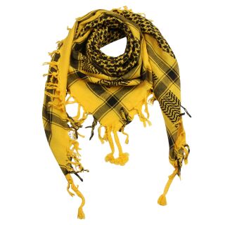Palituch - gelb - schwarz - Kufiya PLO Tuch