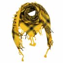 Kufiya - yellow - black - Shemagh - Arafat scarf