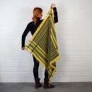 Kufiya - yellow - black - Shemagh - Arafat scarf