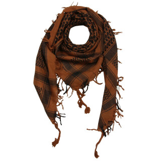 Kufiya - brown-light brown-black - Shemagh - Arafat scarf