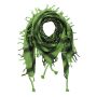 Kufiya - green - black 03 - Shemagh - Arafat scarf