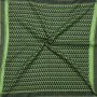 Kufiya - green - black 03 - Shemagh - Arafat scarf