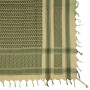 Kufiya - beige - green-olive green - Shemagh - Arafat scarf