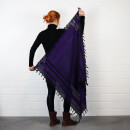 Kufiya - black - dark-dark purple - Shemagh - Arafat scarf