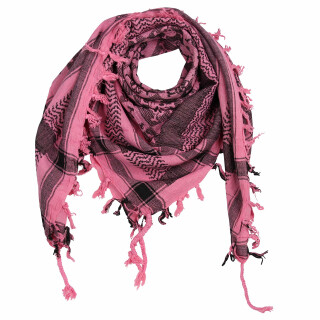 Kufiya - Skulls chequered pink - black - Shemagh - Arafat scarf