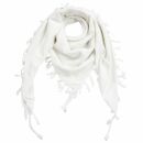 Kufiya - white - white - Shemagh - Arafat scarf