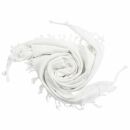 Kufiya - white - white - Shemagh - Arafat scarf