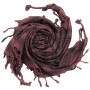 Kufiya - Skulls chequered red-bordeaux - black - Shemagh - Arafat scarf